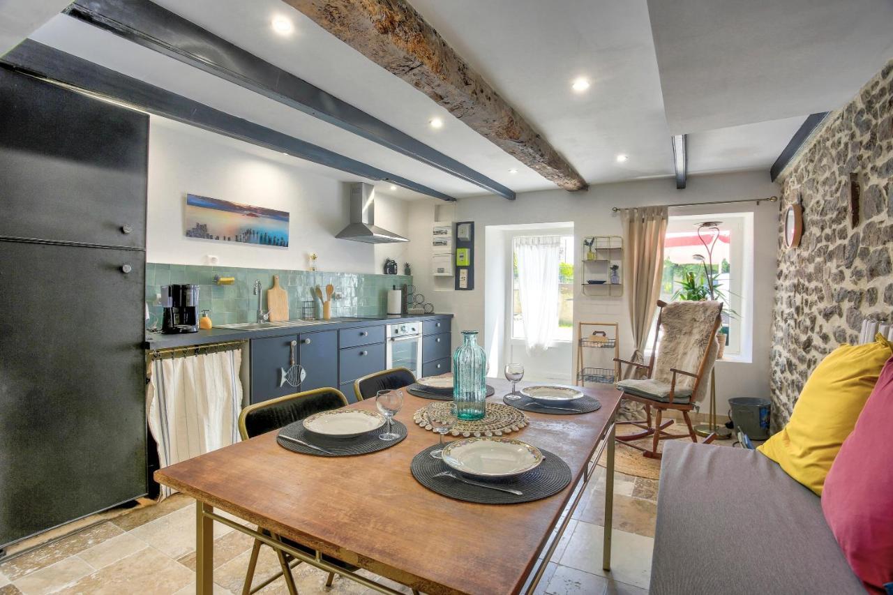 La Quinardais - Charmante Maison Avec Terrasse Saint-Samson-sur-Rance Extérieur photo